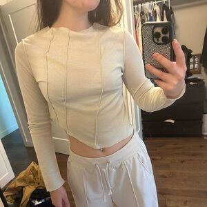 Oak and Fort, long sleeve crop